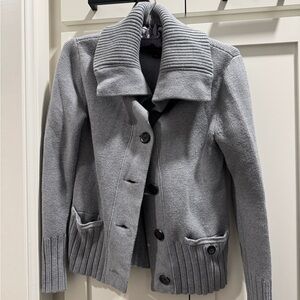 Banana sweater jacket grey